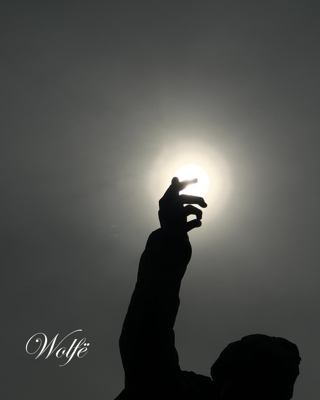 Black-and-white Chicago art with neon overlay